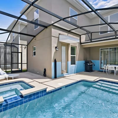 5BR Villa | Game Room + Spa | 12 Min to Disney