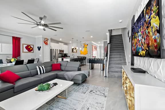 5BR lake view home w/ pool & resort perks