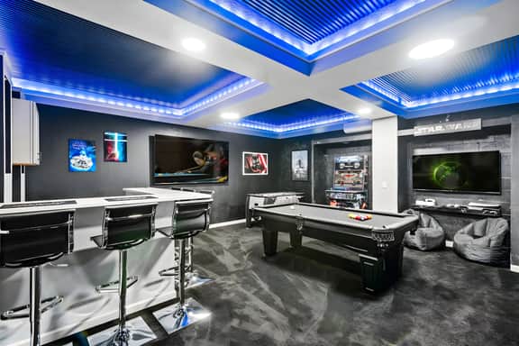 Epic 8BR Mansion w/ Pool + Game Room + Resort